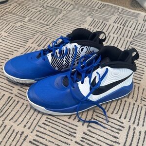 Nike Kids Blue and White Sneakers